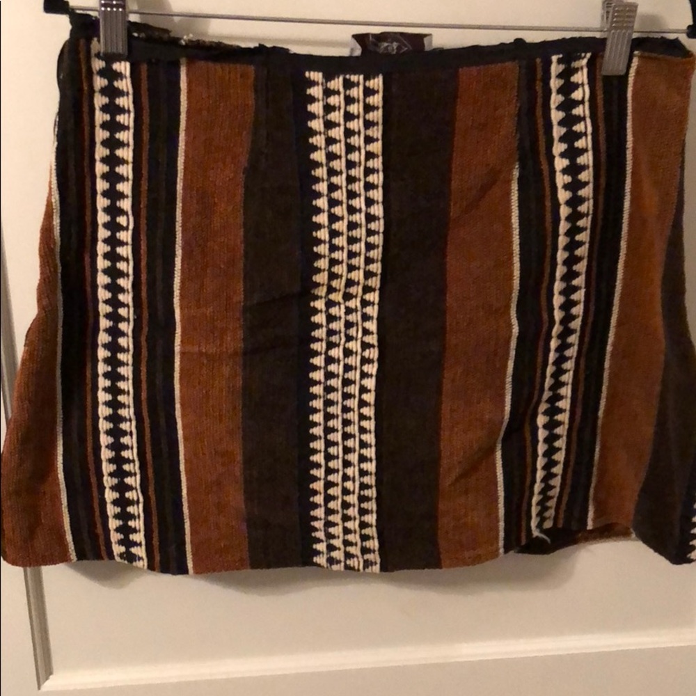 Judith March Brown Pattern Skirt